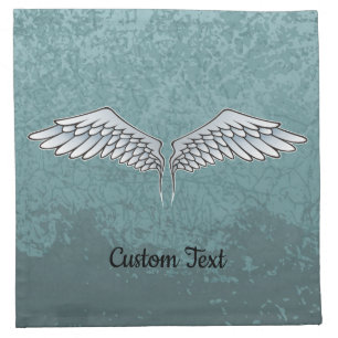 Blue-Gray Wings Cloth Napkin