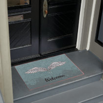 Blue-Gray Wings Doormat