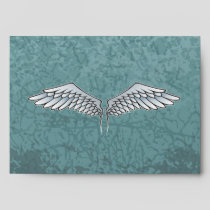 Blue-gray wings envelope
