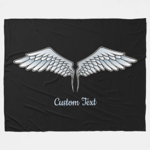 Blue-Gray Wings Fleece Blanket