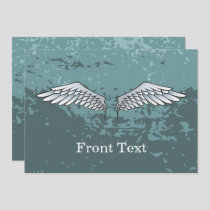 Blue-gray wings invitation