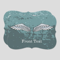 Blue-gray wings invitation