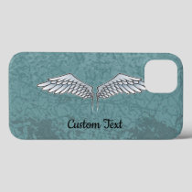 Blue-Gray Wings iPhone Case