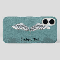Blue-Gray Wings iPhone Case