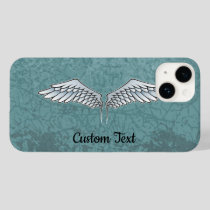 Blue-Gray Wings iPhone Case