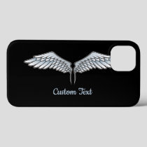 Blue-Gray Wings iPhone Case