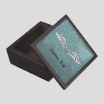 Blue-Gray Wings Keepsake Box