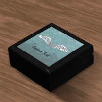 Blue-gray Wings Keepsake Box