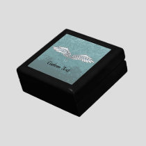 Blue-gray Wings Keepsake Box