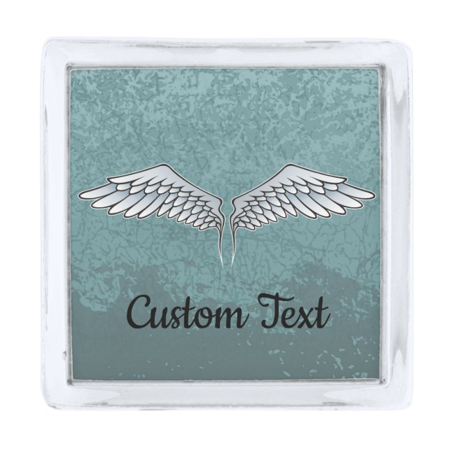 Blue-Gray Wings Lapel Pin (Front)