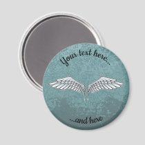 Blue-Gray Wings Magnet