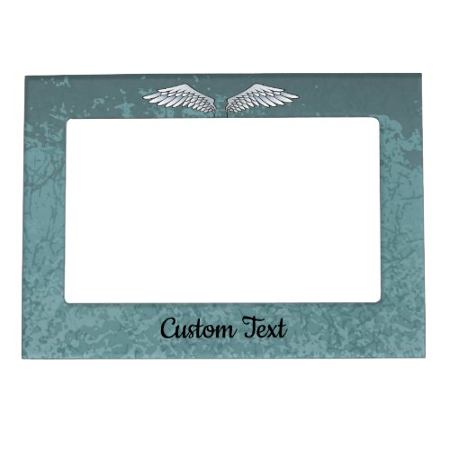 Blue_Gray Wings Magnetic Photo Frame