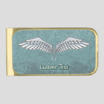 Blue-Gray Wings Money Clip