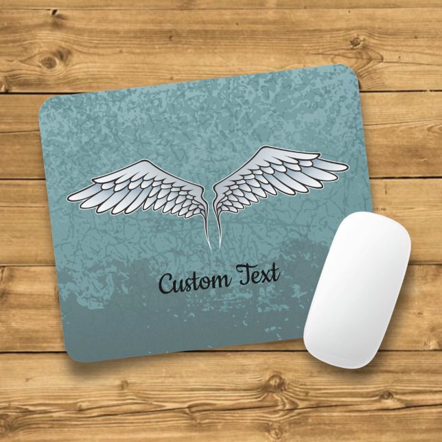 Blue-Gray Wings Mouse Pad (Creator Uploaded)
