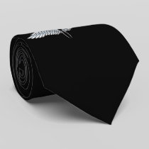 Blue-gray wings neck tie