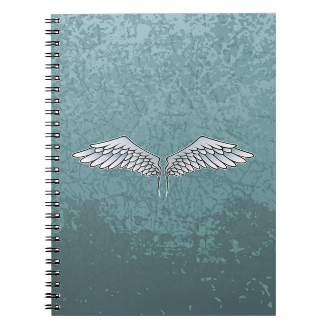 Blue-gray wings notebook (Front)
