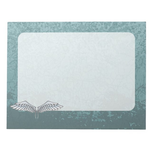 Blue-gray wings notepad (Front)