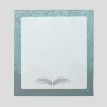 Blue-gray wings notepad