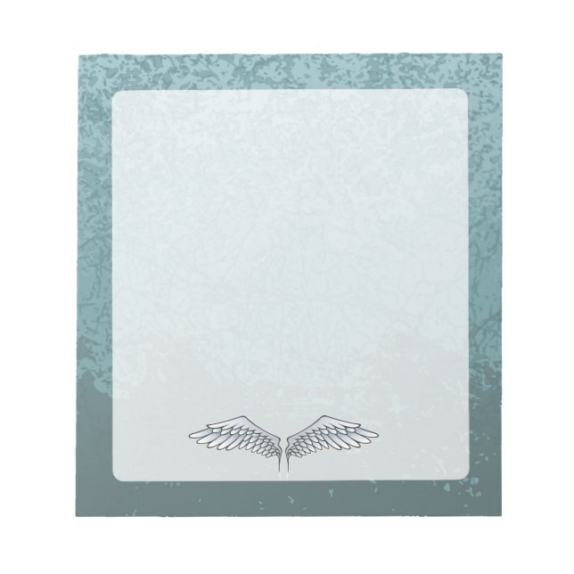 Blue-gray wings notepad (Front)