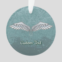 Blue-Gray Wings Ornament