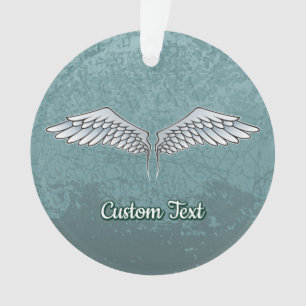 Blue-Gray Wings Ornament