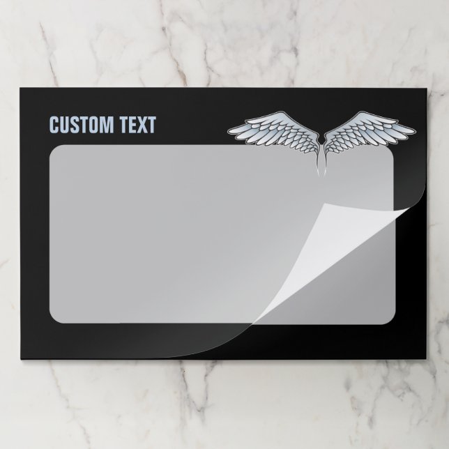 Blue-gray Wings Paper Pad (Folded)