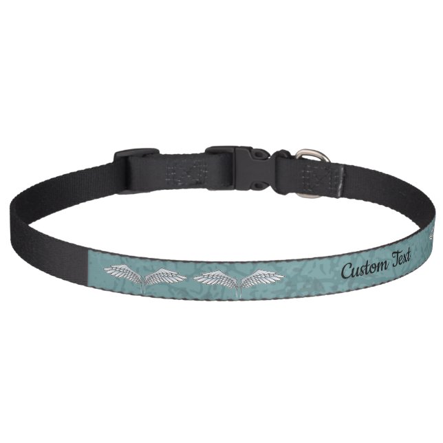 Blue-Gray Wings Pet Collar (Front)