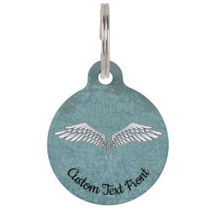 Blue-Gray Wings Pet ID Tag
