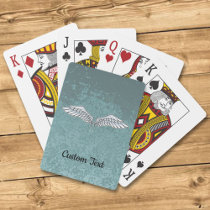 Blue-Gray Wings Playing Cards