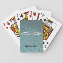 Blue-Gray Wings Playing Cards
