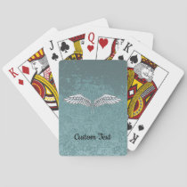 Blue-Gray Wings Playing Cards