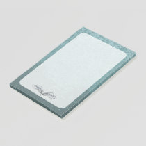 Blue-gray wings post-it notes