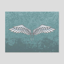 Blue-gray wings postcard