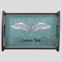 Blue-Gray Wings Serving Tray