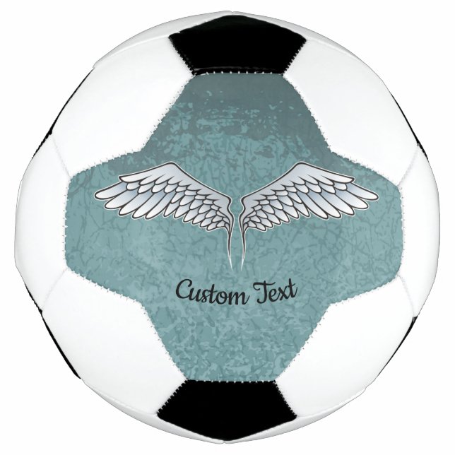 Blue-Gray Wings Soccer Ball (Front)
