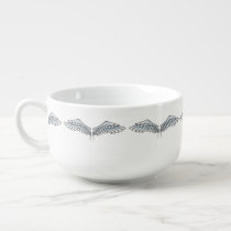 Blue-gray wings soup mug