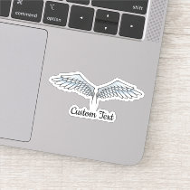 Blue-gray Wings Sticker