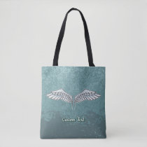 Blue-Gray Wings Tote Bag