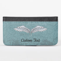 Blue-Gray Wings Wallet Case