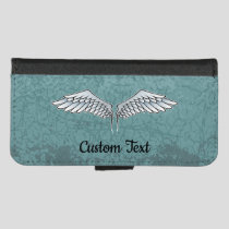 Blue-Gray Wings Wallet Case