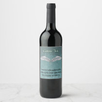 Blue-Gray Wings Wine Label