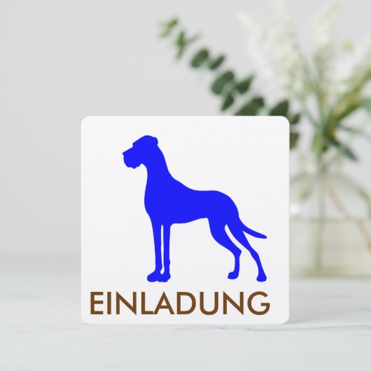 Blue Great Dane (Standing Front)