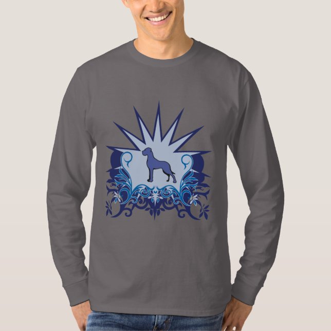 Blue Great Dane Logo T-Shirt (Front)