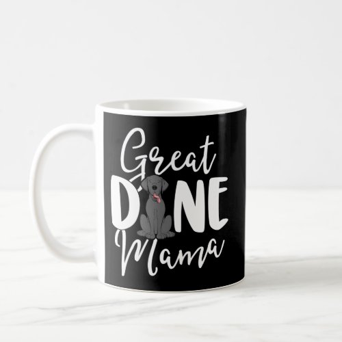 Blue Great Dane Mama Dog Owner Mom Coffee Mug