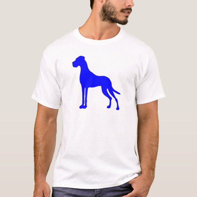 Blue Great Dane T-Shirt (Front)