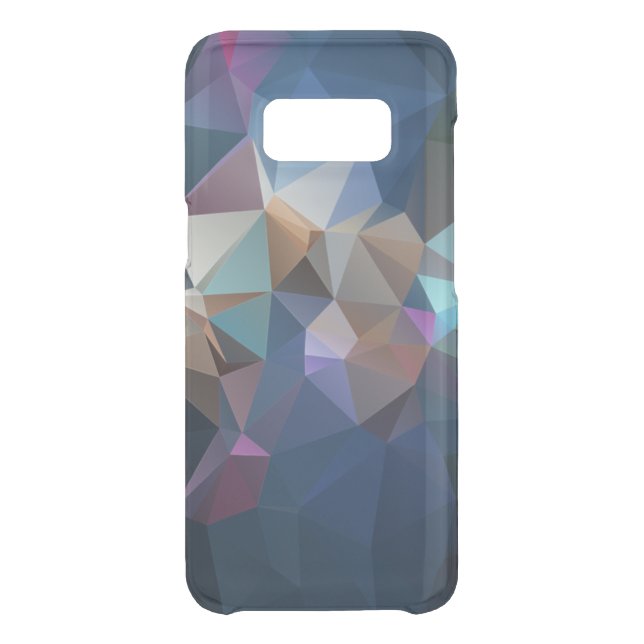 Blue Green Abstract Pyramid Art Uncommon Samsung Galaxy Case (Back)