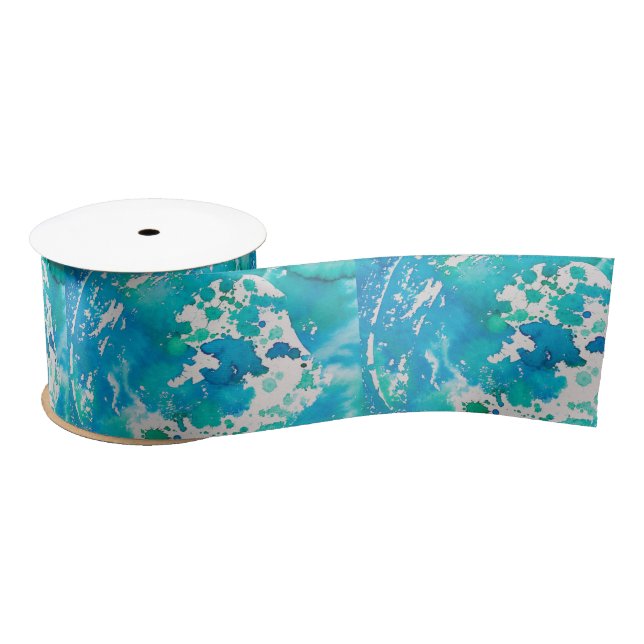 blue green abstract ribbon (Spool)