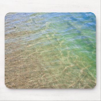 Blue Green Abstract Water Photograph Mouse Pad by RosaAzulStudio at Zazzle