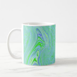 Blue Green Amoeba Wave