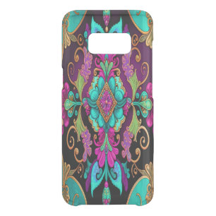 Blue Green and Pink Jacobean  Uncommon Samsung Galaxy S8 Case